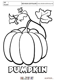 ingilizce boyama sayfaları